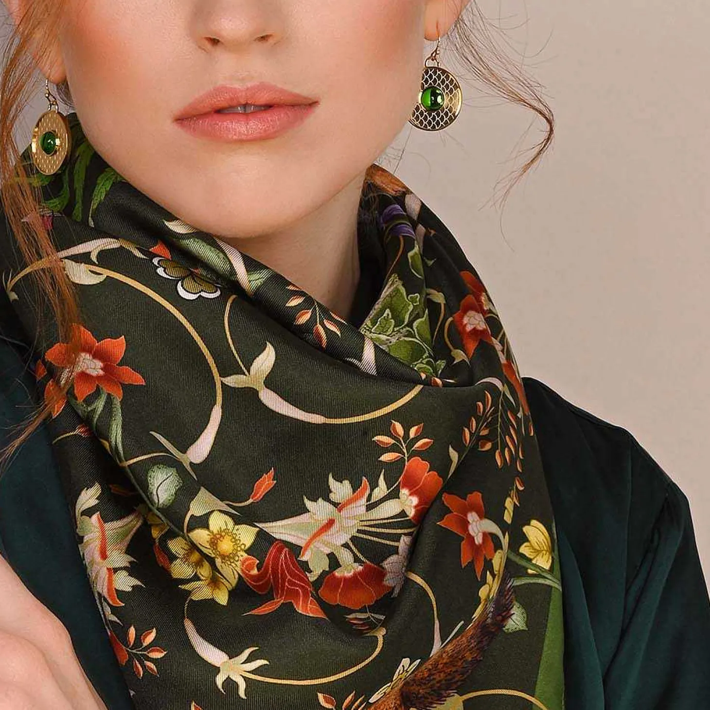 Celebration Of The Natural World Silk Scarf