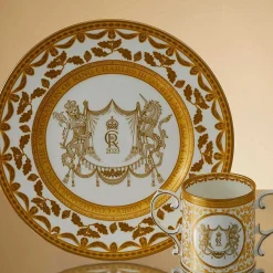 Coronation Gold Loving Fine Bone China Cup | Halcyon Days