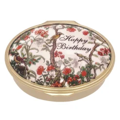 Happy Birthday Enamel Box | Halcyon Days
