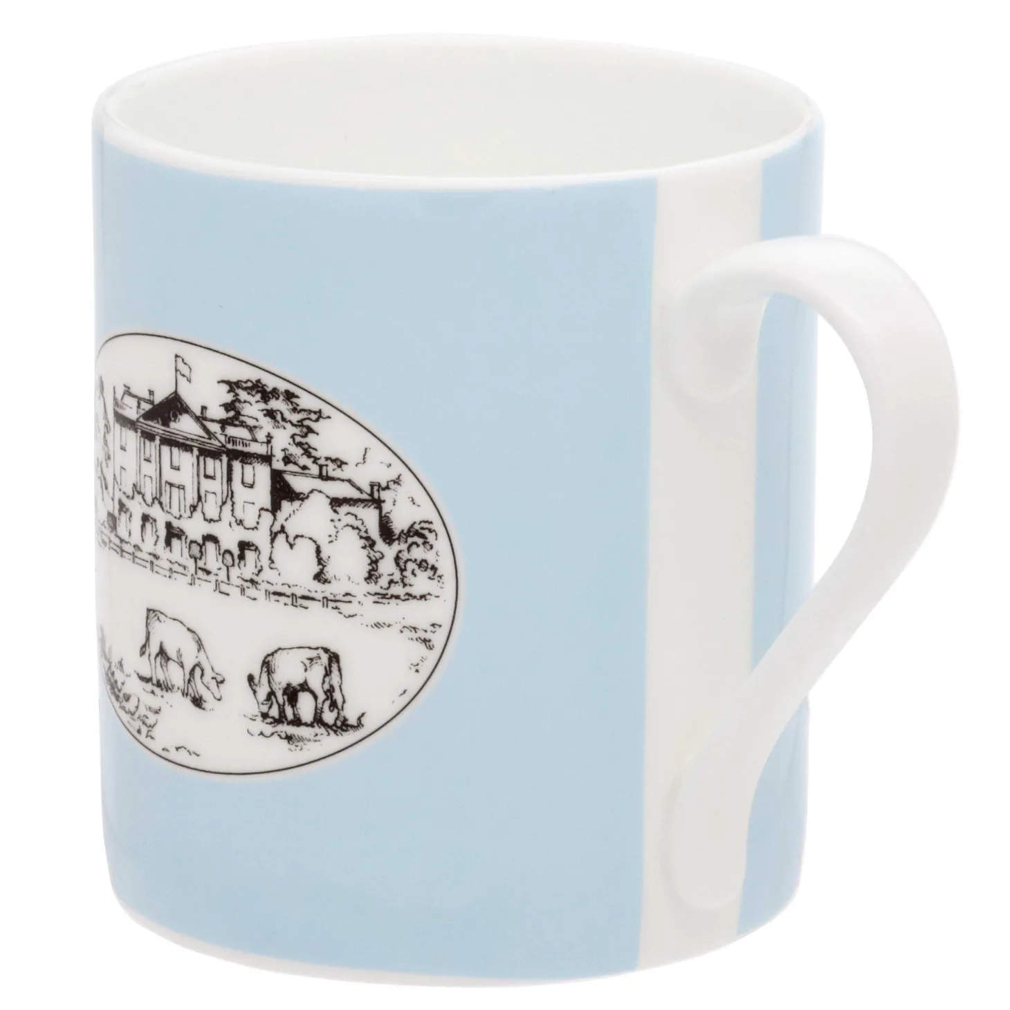 Highgrove House Blue Fine Bone China Mug | Halcyon Days