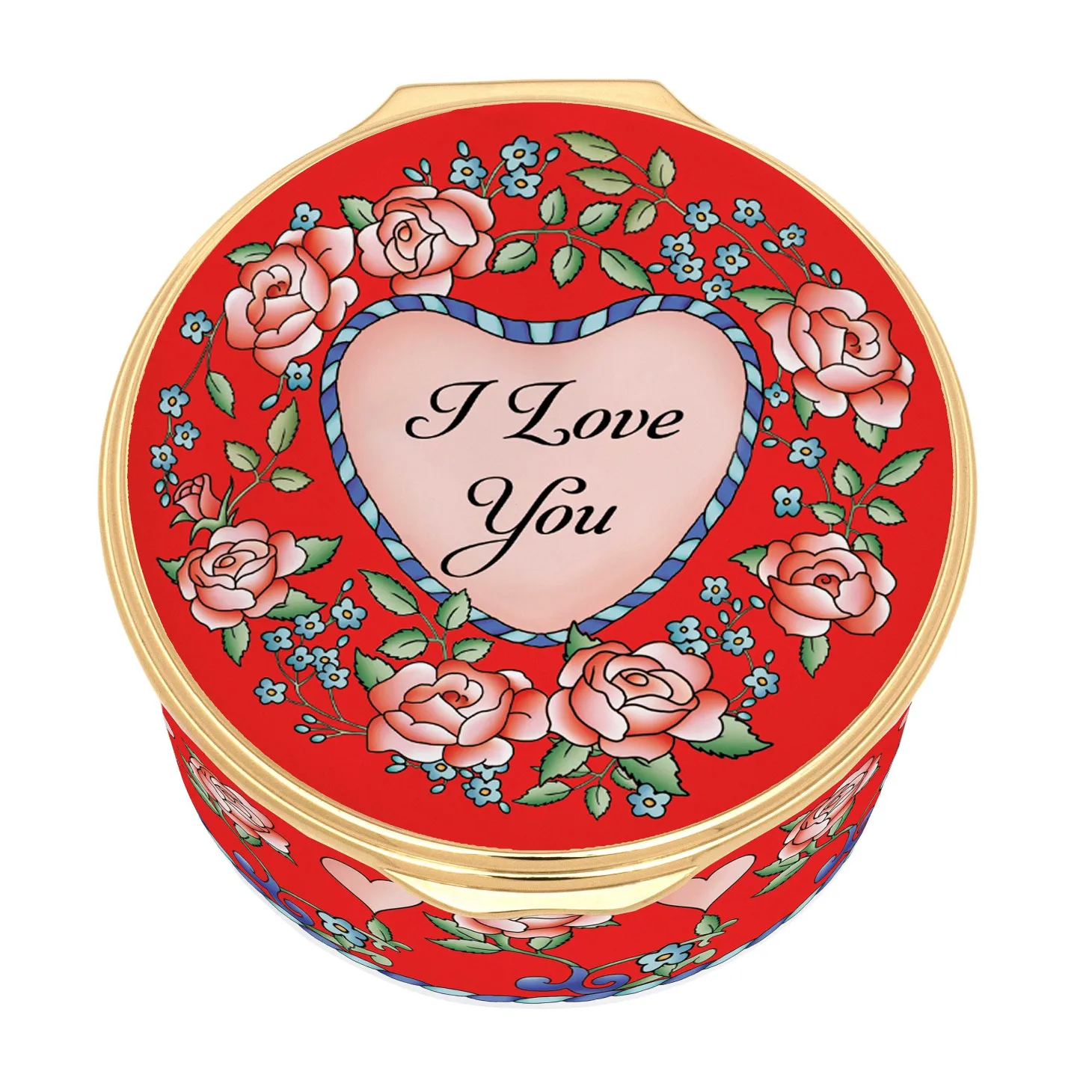 I Love You Enamel Box