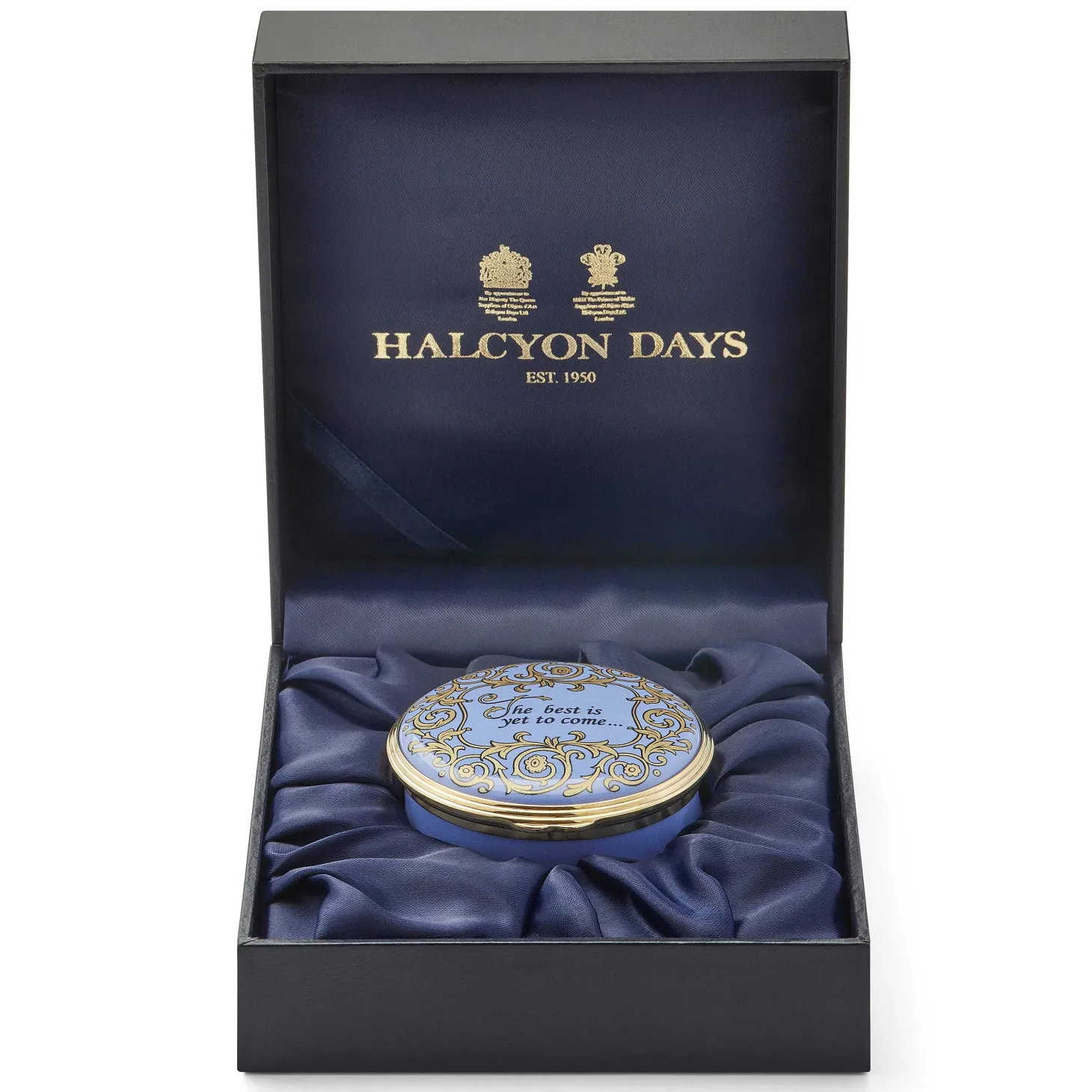 The Best Is Yet To Come Enamel Box | Halcyon Days