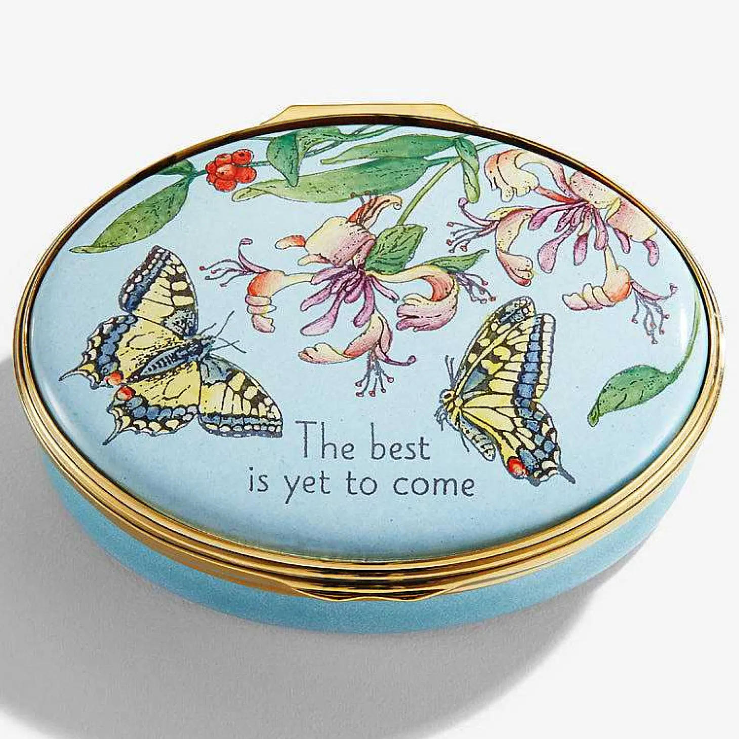 The Best Is Yet To Come Enamel Box | Halcyon Days