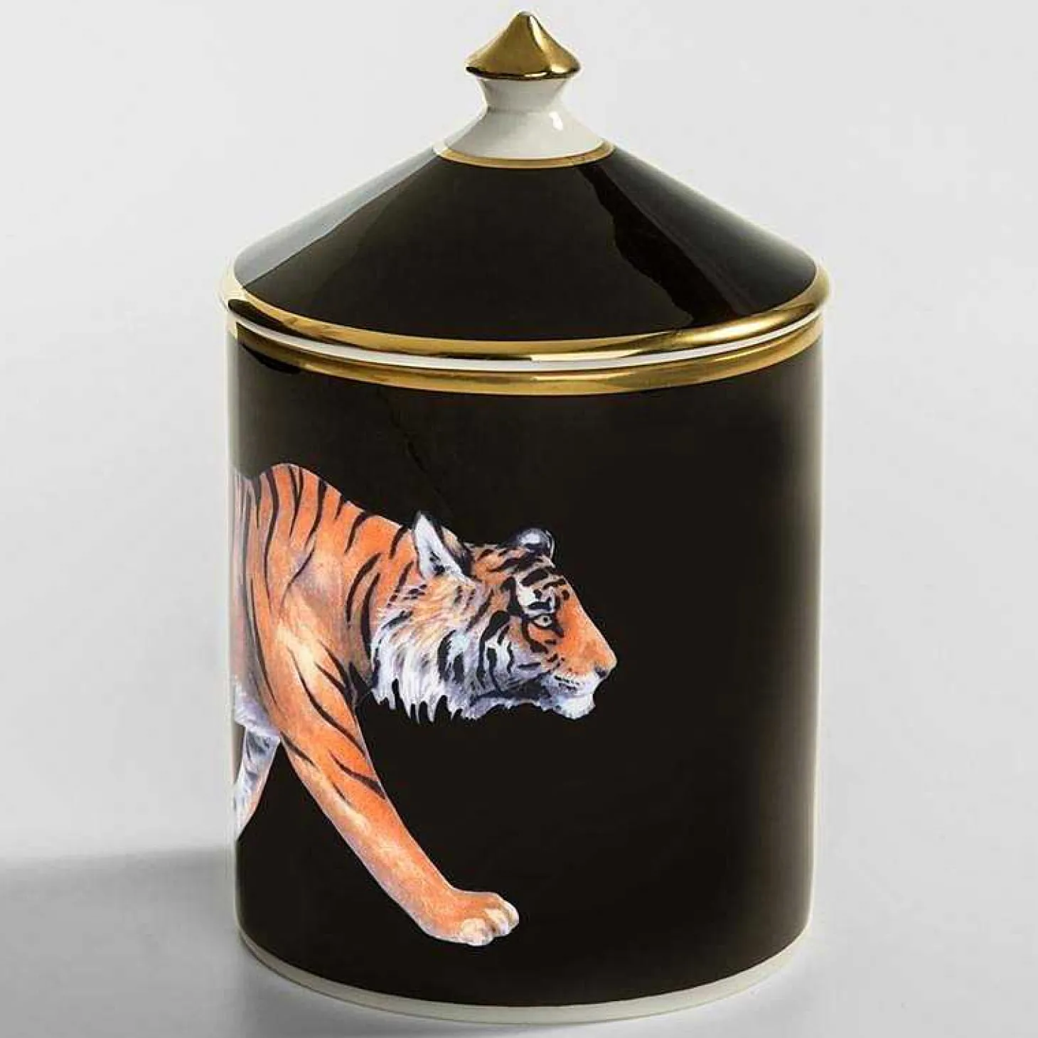 Tiger Black Jasmine Lidded Candle