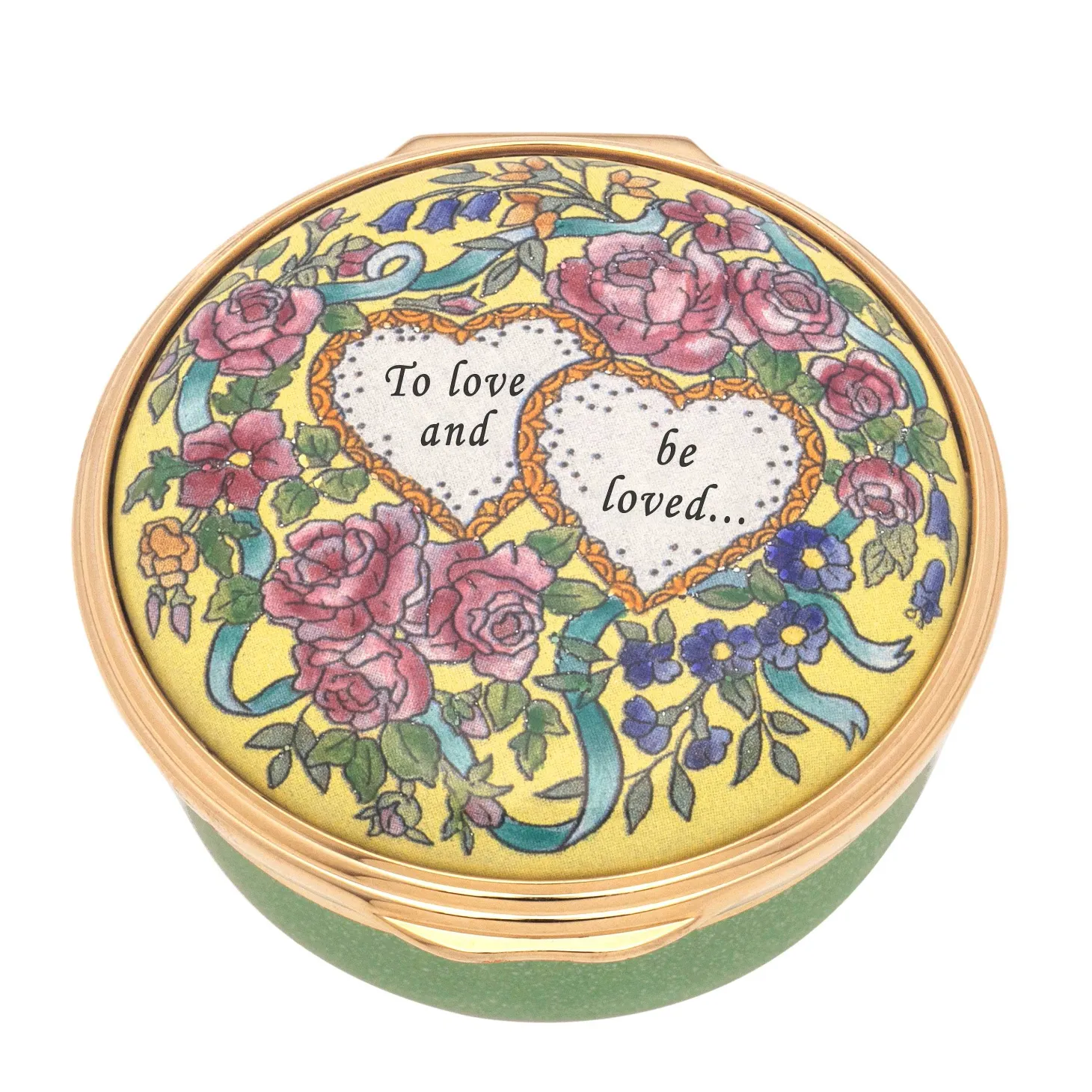 To Love And Be Loved Enamel Box | Halcyon Days