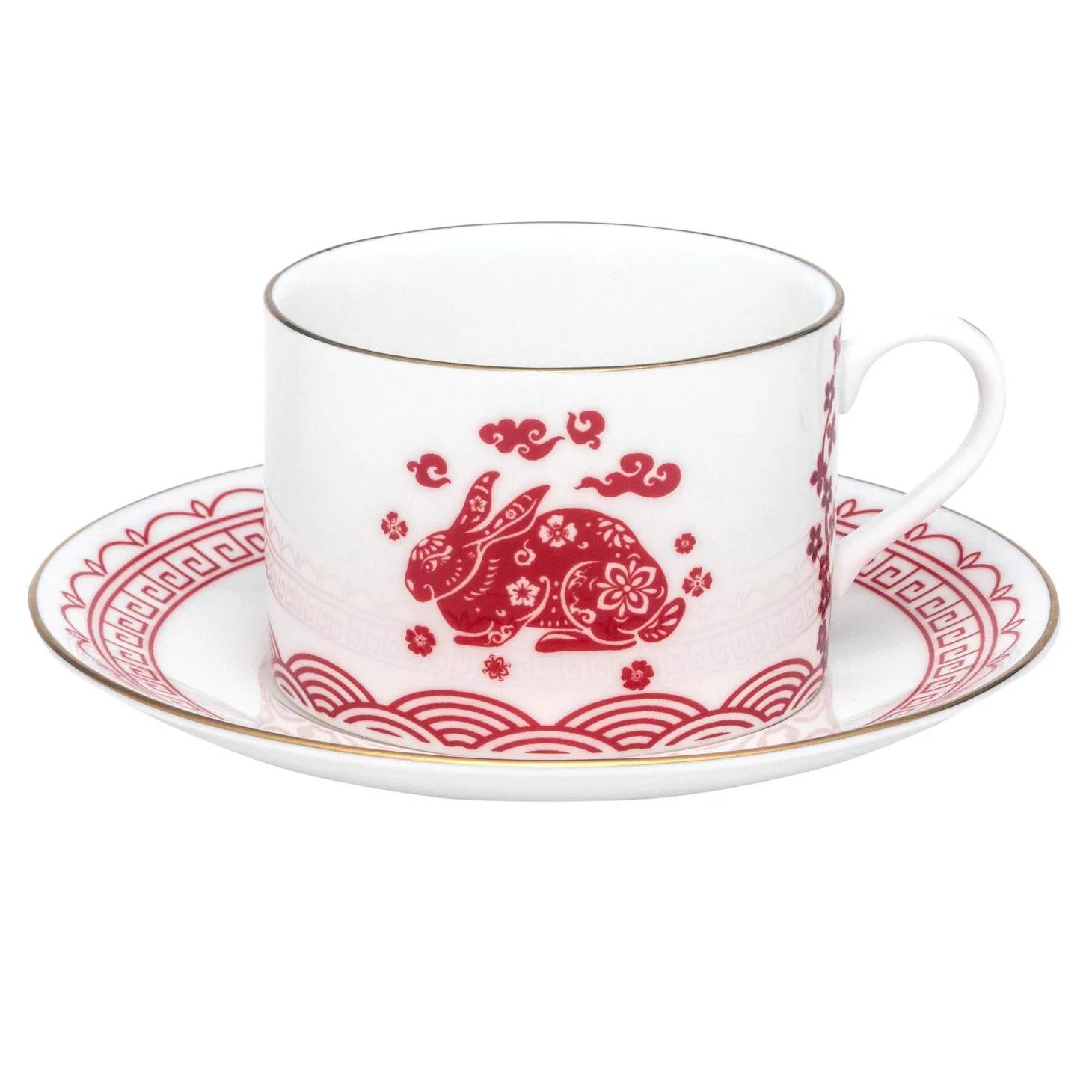 Year Of The Rabbit Teacup & Saucer